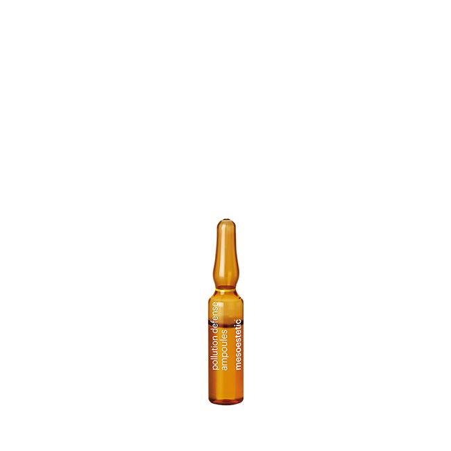 Ampoule action Antioxidante et Anti-pollution à l'acide Hyaluronique | Pollution defense ampoules Mesoestetic