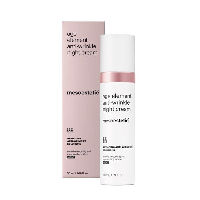 Crème de nuit AntiRides AntiAge | Age element® anti-wrinkle night cream Mesoestetic