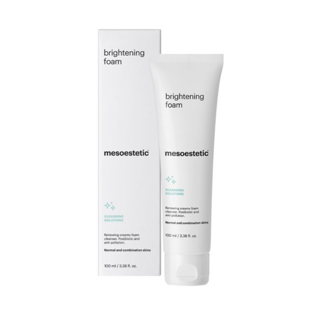 Crème nettoyante éclairsissante visage | Brightening foam Mesoestetic