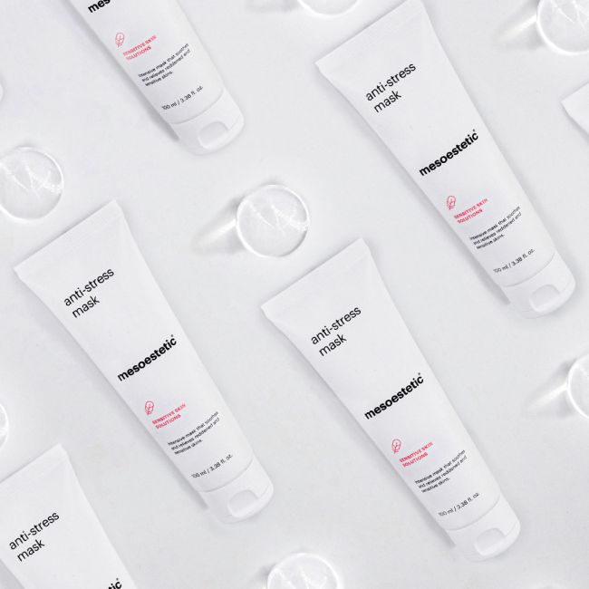 Masque Anti-rougeurs apaisant intensif également utilisé en post peeling | Anti-stress mask Mesoestetic
