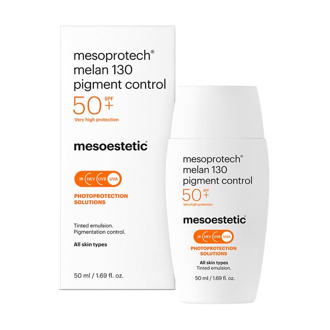 Créme Solaire teintée Anti Taches 50 + | Mesoprotech® melan 130 pigment control Mesoestetic