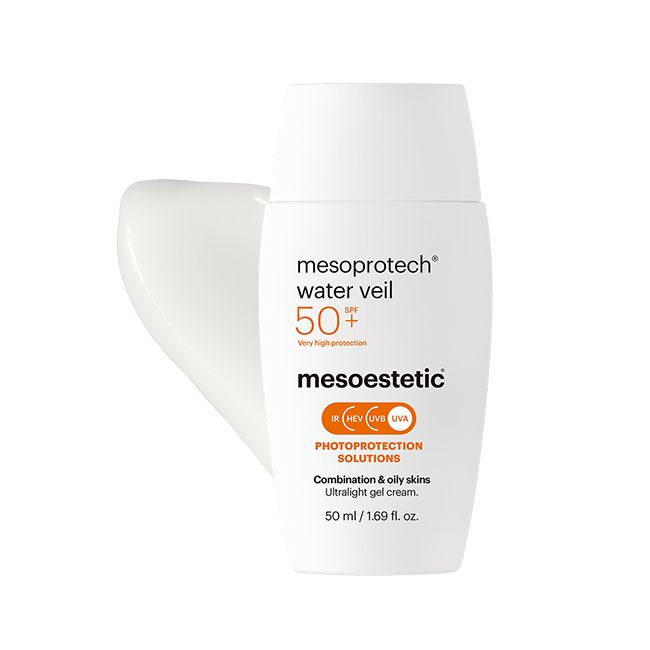 Crème Fluide Solaire Ultra Légère non comédogène |Mesoprotech® water veil Mesoestetic