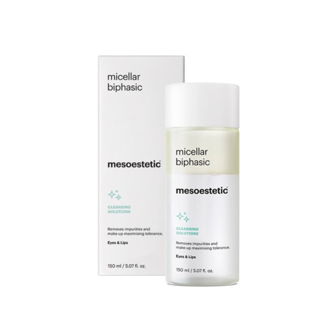 Eau Micillaire pour yeux et lèvres | Micellar biphasic Mesoesteitc