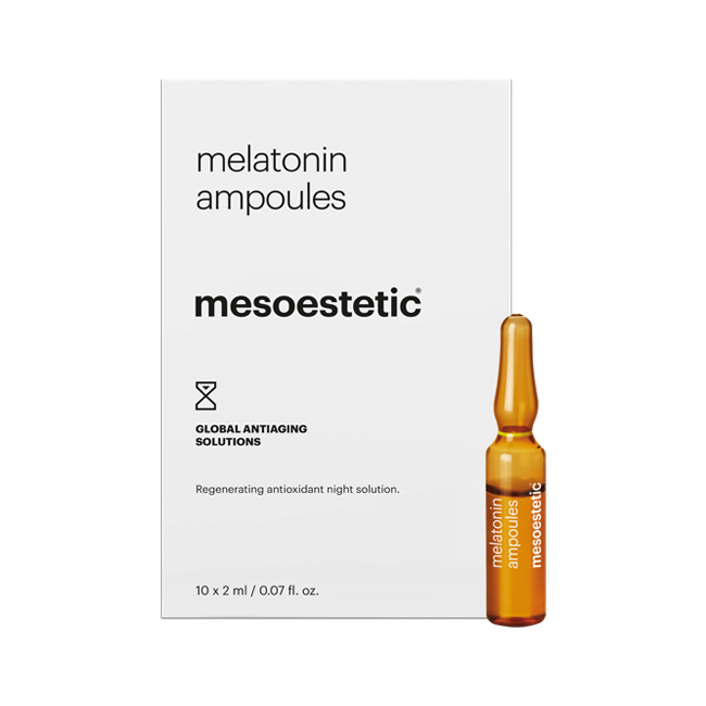 Ampoule action Anti-age regénérante de nuit | Melatonin ampoules Mesoestetic