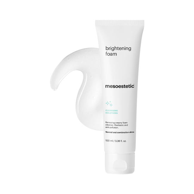 Crème nettoyante éclairsissante visage | Brightening foam Mesoestetic